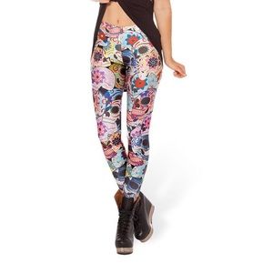 BlackMilk Clothing day of the dead leggings.